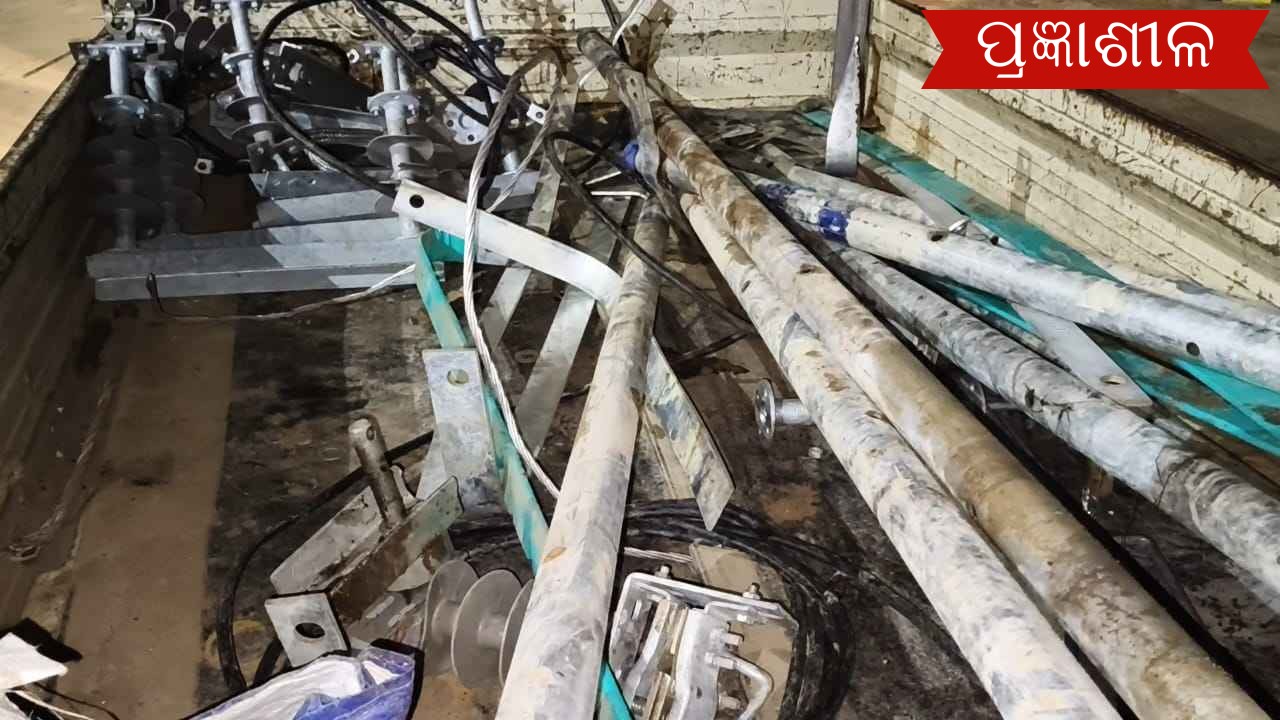 ବିଦ୍ୟୁତ ସରଞ୍ଜାମ ଚୋରି କରି ବନ୍ଧା ହେଲା ଚୋର