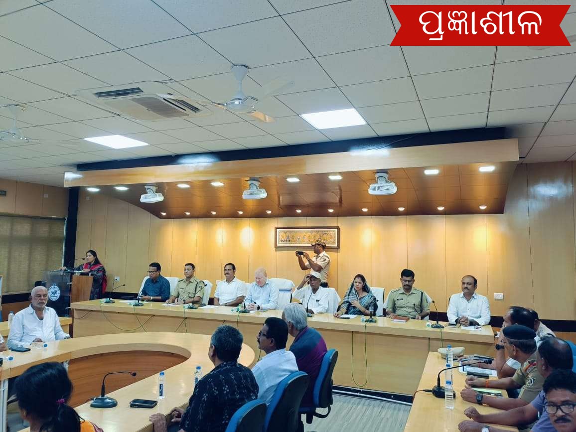 ଜଗତସିଂହପୁର ରେ ଦୁର୍ଗାପୂଜା, ରାବଣ ପୋଡ଼ି ଓ ଭସାଣୀ ଉତ୍ସବ ୨୦୨୫ ପାଳନ ନିମନ୍ତେ ପ୍ରସ୍ତୁତି ବୈଠକ ।