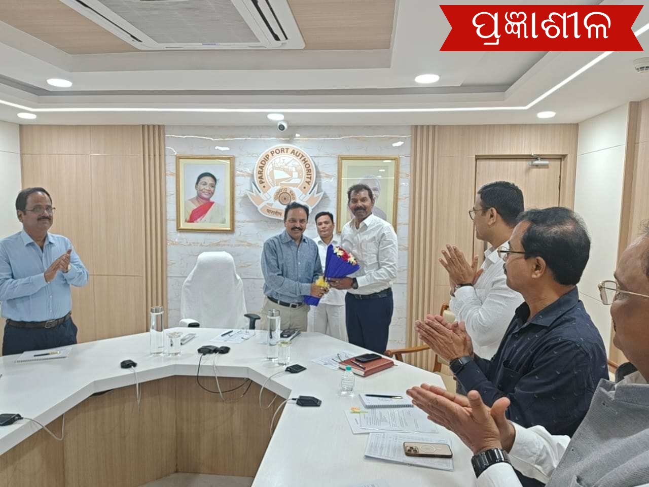 ପାରାଦ୍ଵୀପ ବନ୍ଦର ପ୍ରାଧିକାରଣ ର ନୂତନ ଉପାଧ୍ୟକ୍ଷ ଭାବେ ଦାୟିତ୍ୱ ଗ୍ରହଣ କଲେ ଟି.ଭେନୁ ଗୋପାଲ ।