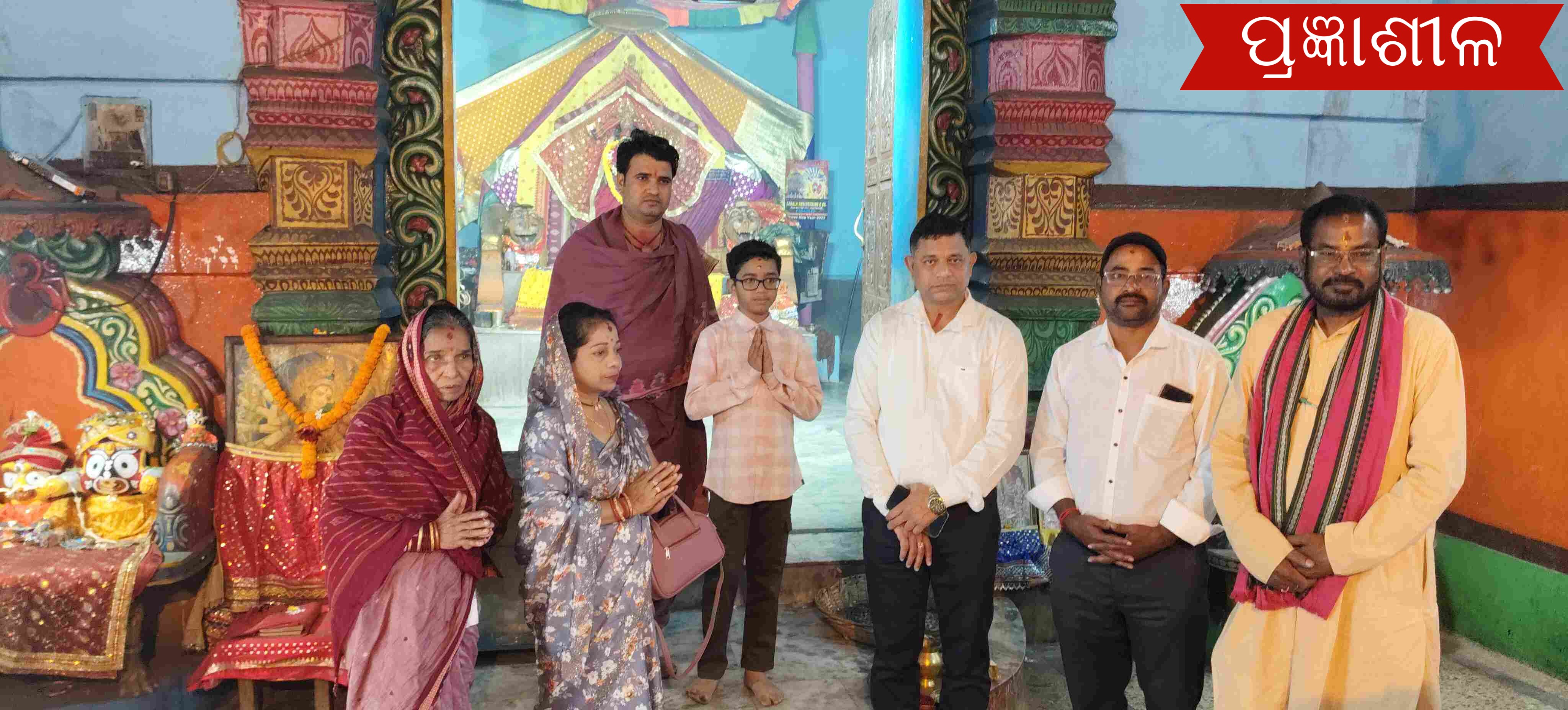 ମା ଶାରଳାଙ୍କ ମନ୍ଦିରରେ ଉନ୍ମୋଚନ ହେଲା ସ୍ୱସ୍ତିକ ସ୍ୱରାଜ ଅଫିସିଆଲର ପ୍ରଥମ ଭଜନ "ହେ କଳାଠାକୁର"