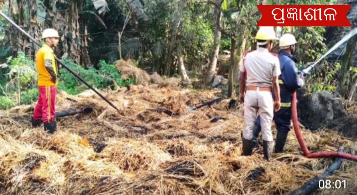 ପାଳ ଗଦାରୁ ରୋଷେଇ ଘରେ ନିଆଁ ଲାଗି ଜଳିଗଲା ରିନୀ ।