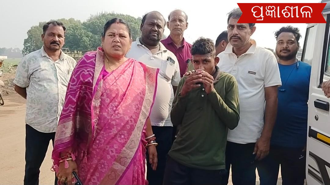 ମାନସିକ ଭିନ୍ନକ୍ଷମ ଯୁବକକୁ ଉଦ୍ଧାର କରି କଣାସ ସେବା ସଂସ୍ଥାନ କୁ ନେଲେ ସ୍ନେହମୟୀ